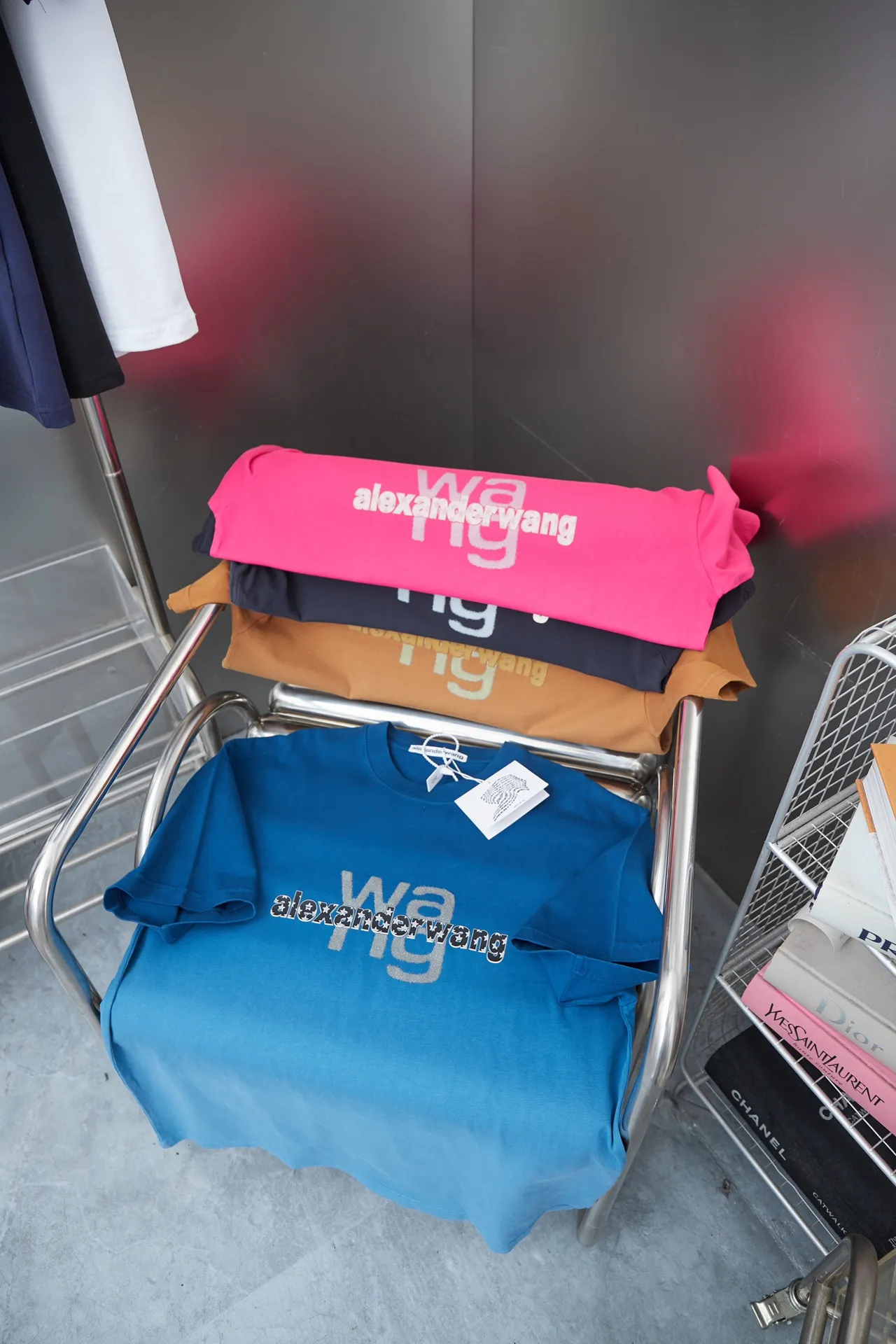 Alexa*derwang 25SS New Arrival 100% 32 1X 1 ➕ ：Black/Pink/Blue/Khaki Size：S/M/L/XL